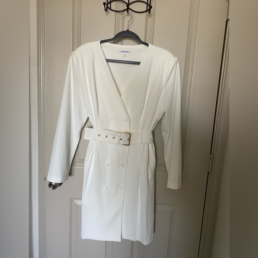 Calvin Klein Dress w/ Belt Excellent condition.